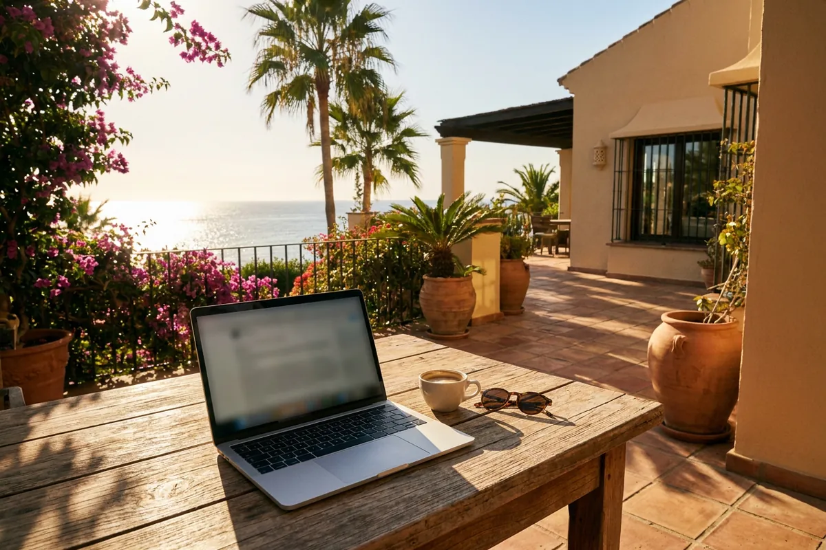 Visa Nomade Numérique Espagne pour expatriés à Estepona, Costa del Sol, Espagne