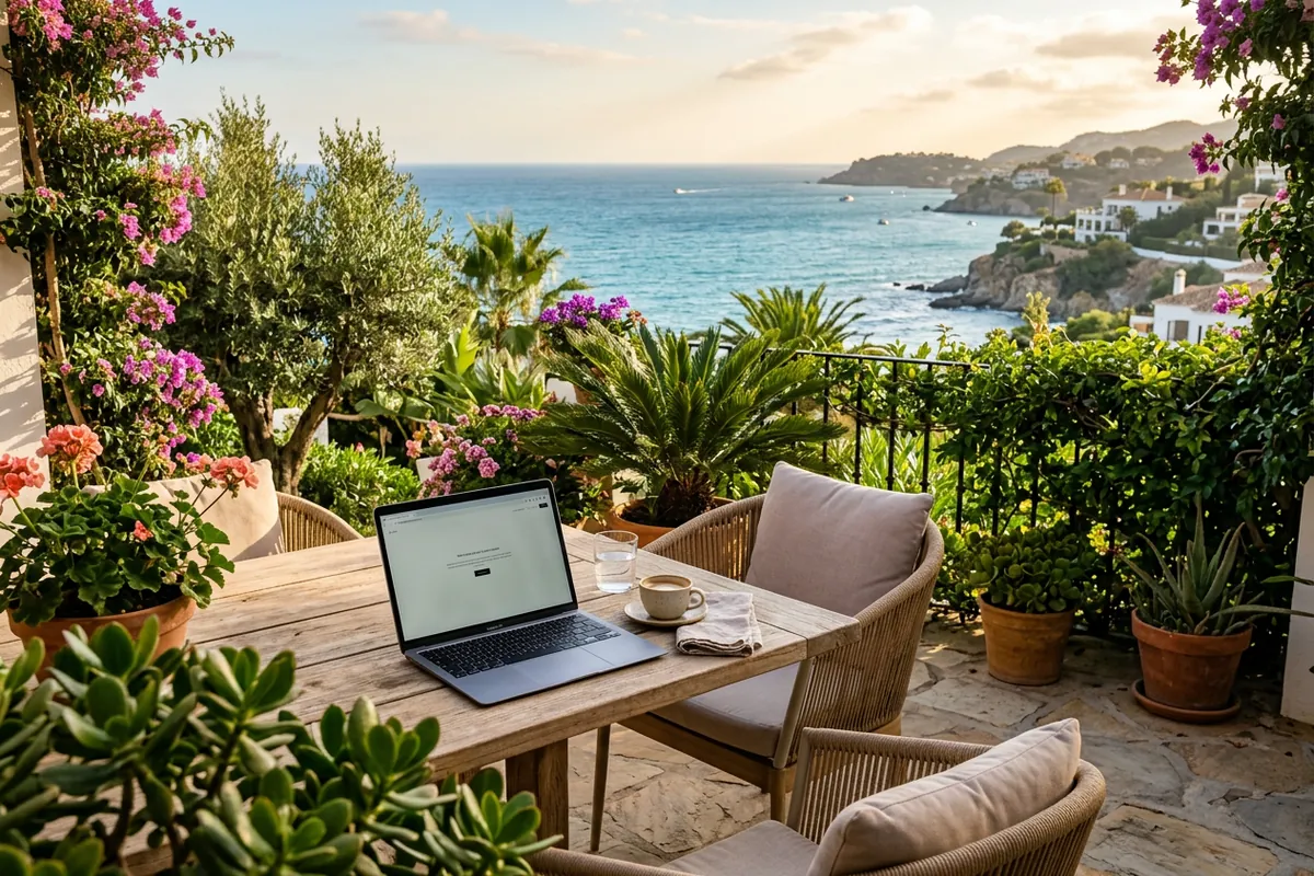 Digitalt Nomadvisum Spanien för expats i Málaga, Costa del Sol, Spanien