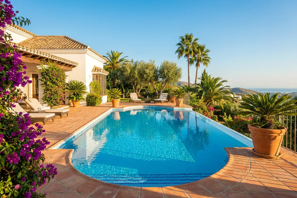 Poolunderhåll för expats i Málaga, Costa del Sol, Spanien