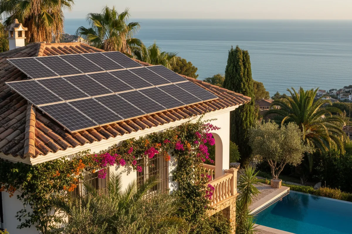Solpanelsinstallation för expats i Málaga, Costa del Sol, Spanien