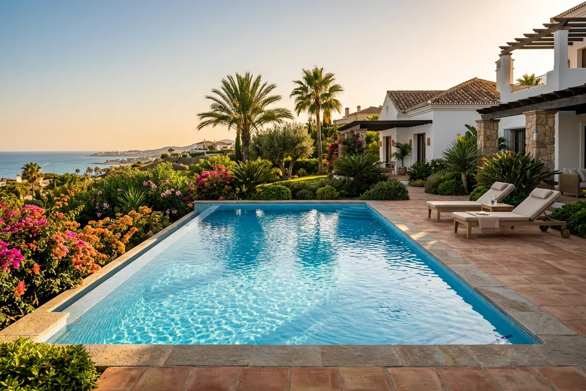 Mantenimiento de Piscinas para extranjeros en Manilva, Costa del Sol, España