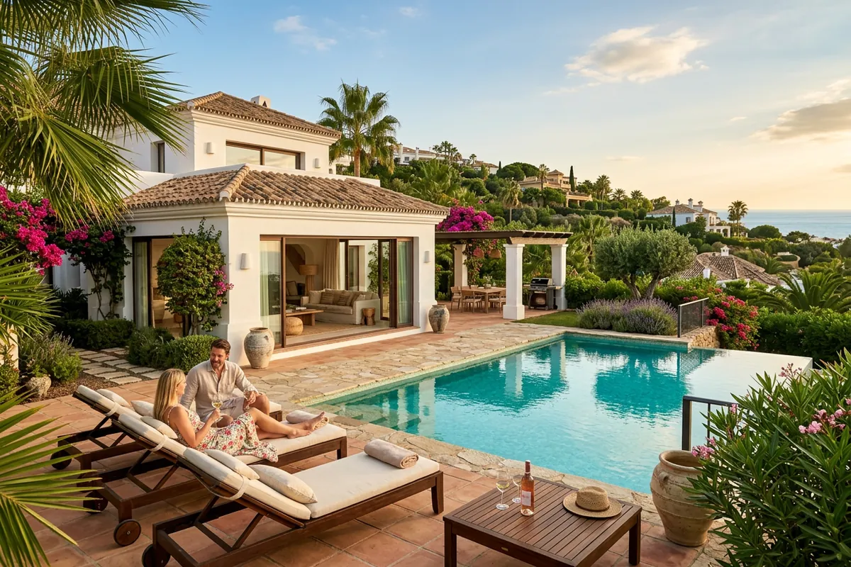 Semesteruthyrningsförvaltning för fastighetsägare i Marbella, Costa del Sol, Spanien