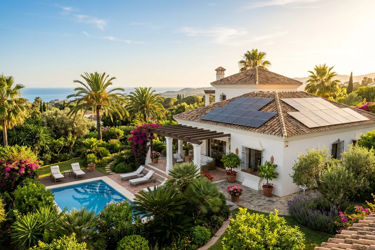 Solpanelsinstallation för expats i San Pedro de Alcántara, Costa del Sol, Spanien