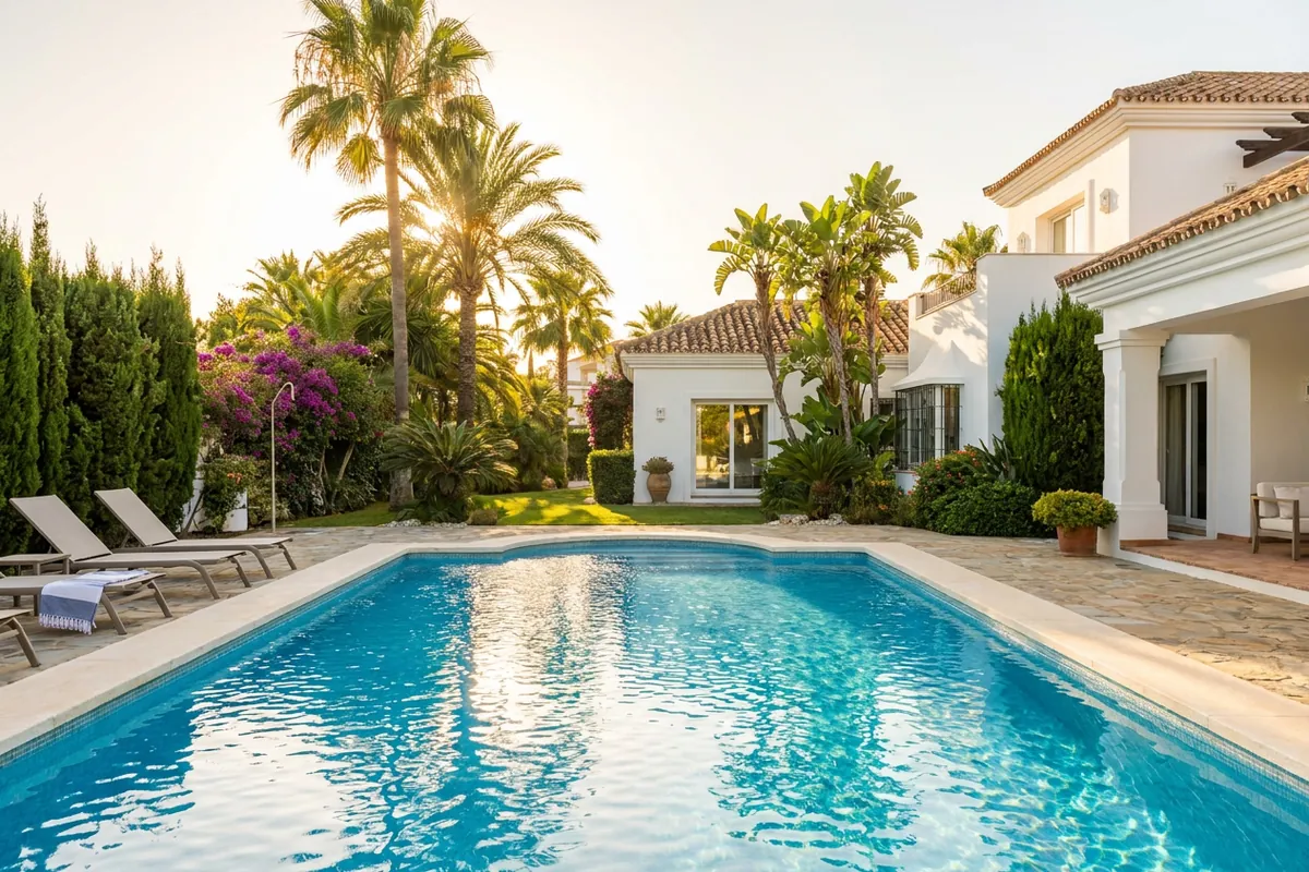 Mantenimiento de Piscinas para extranjeros en Sotogrande, Costa del Sol, España