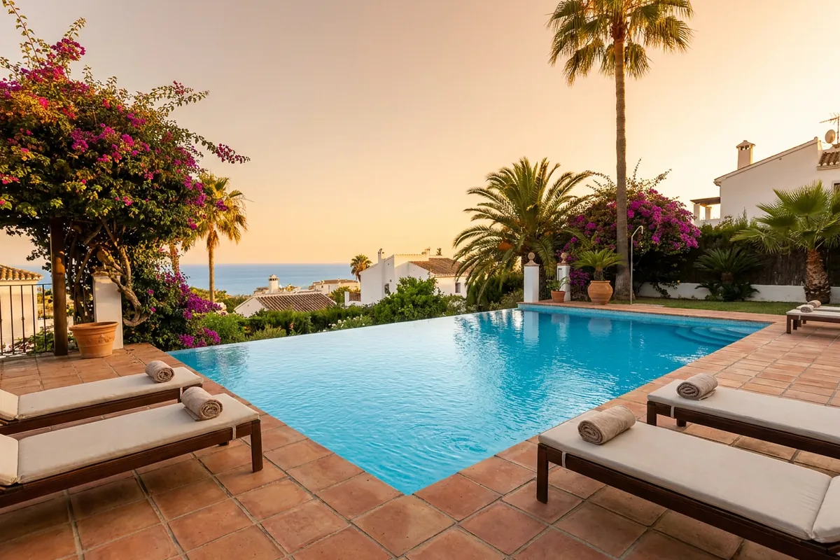Poolunderhåll för expats i Torremolinos, Costa del Sol, Spanien